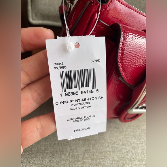 ‼️last one‼️NWT！COACH Ashton Baguette Shoulder Bag（COACH CV943）fast shipping - Picture 8 of 14